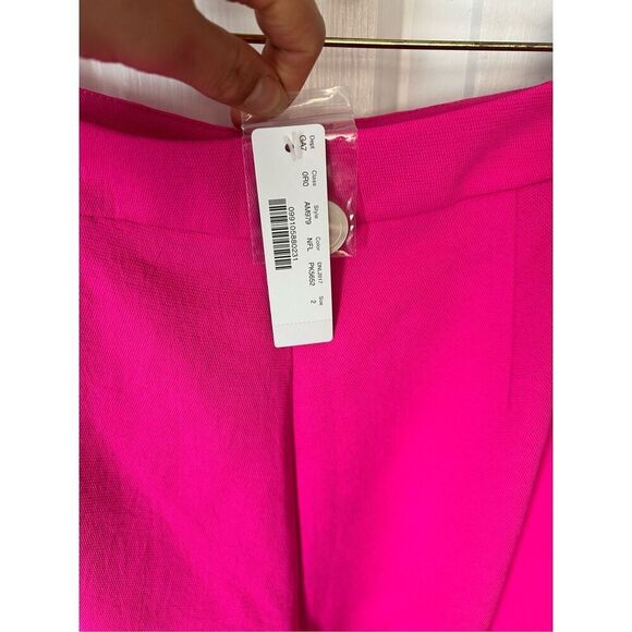 J.Crew high-rise wide leg, pink trousers sailor style with pockets - Picture 3 of 8